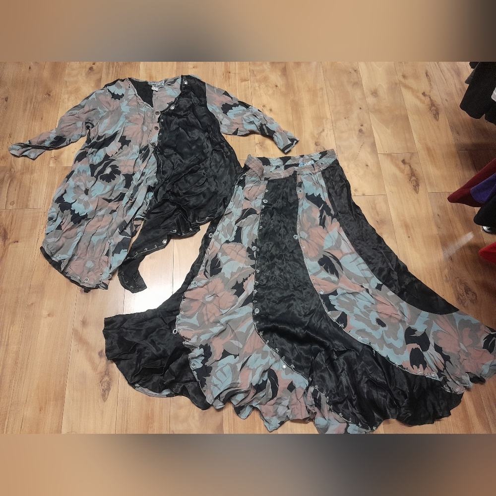 Tienda Ho Boho 2 Piece Tunic And Skirt Set ONE SIZE